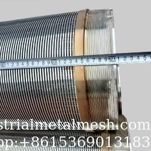 S32750 18S/Q35-12mm Profile Full Welded Wedge Wire Screen Tube