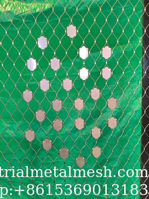 Wholeslae Customized High Strength Stainless Steel Rope Fence Mesh