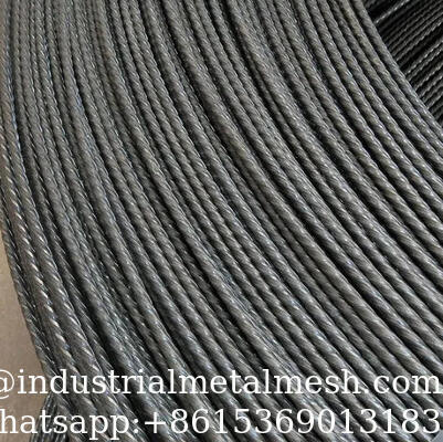 SG Brand 1860MPa PC Wire Prestressing Steel Strand Cable 7-Wire Post-Tension Strand Tendon 15.24MM Low-Relaxation 2.5 High