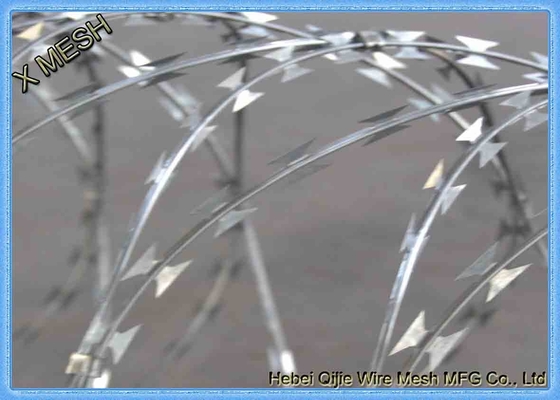 450mm Coil Diameter Bto-22 Galvanized Concertina Razor Barbed Wire for Prison