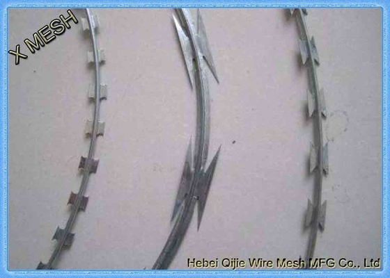 Electric Galvanized Cross Type Galvanized Barbed Wire For Prison Fence