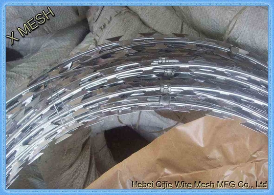 Hight Security Razor Wire Fencing /Concertina Razor Blade Barbed Wire