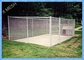 PVC Coated Chain Link Fence Fabric Black Color Quick To Install