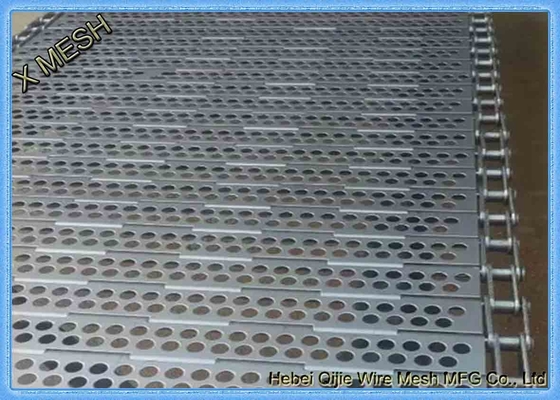 Perforated Hole Stainless Steel 316L Chain Plate Metal Conveyor Belt Mesh