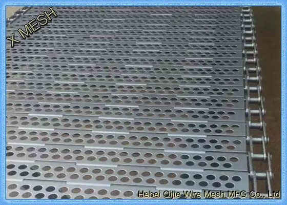 Perforated Hole Stainless Steel 316L Chain Plate Metal Conveyor Belt Mesh