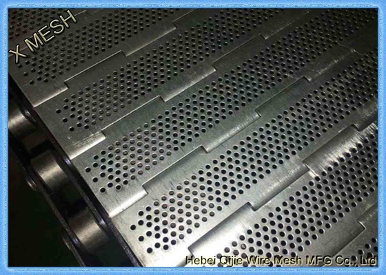 Perforated Hole Stainless Steel 316L Chain Plate Metal Conveyor Belt Mesh