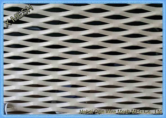 Aluminum Expanded Metal Grating For Decoration Material SGS Approved