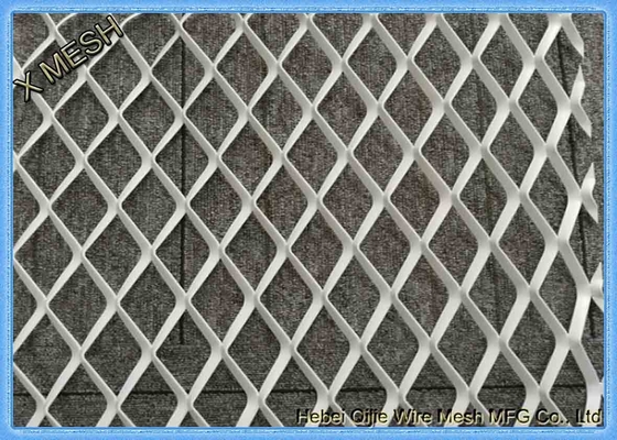 Aluminum Expanded Metal Grating For Decoration Material SGS Approved