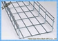Galvanized / Powder Coated Wire Mesh Cable Tray , Metal Mesh Tray SGS Listed