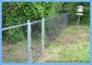 50x50 Mm Diamond Low Carbon Galvanized Chain Link Fence Fabric 11.5 Gauge