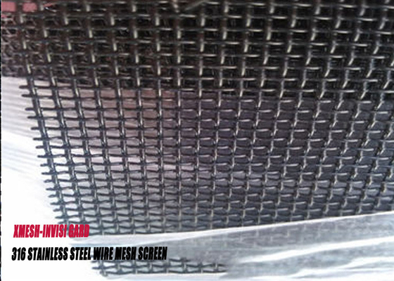 Vinyl Coated Pet Proof Flyscreen Mesh With Black Color North America Standards