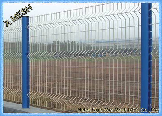 Galvanized Wire Mesh 3D Security Curved Metal Fence Flexible And Durable PVC Coated