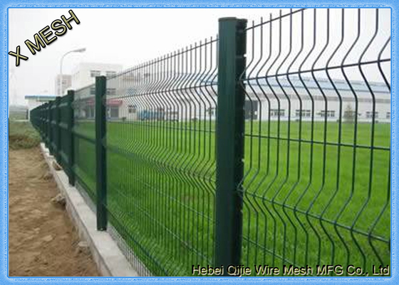 Galvanized Wire Mesh 3D Security Curved Metal Fence Flexible And Durable PVC Coated