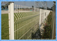 Triangle Bending PVC Coated Steel Curved Metal Fence For Area Protection