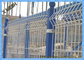2V 3V 3D PVC Powder Coated Curved Metal Fence Welded Wire Mesh Fence 50*200mm
