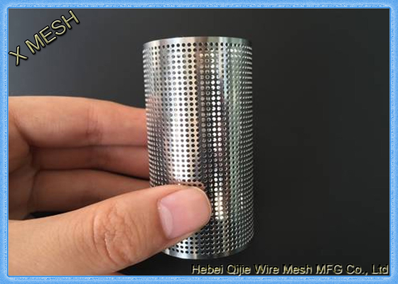 Etched Plates Punched Perforated Metal Mesh Round Hole With 2mm Thickness