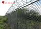 9 Gauge Zinc / Aluminum / Polymer Coated Chain Link Tennis Court Fence