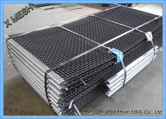 45# Steel Flat Top Woven Wire Screen / Crusher Screen Mesh