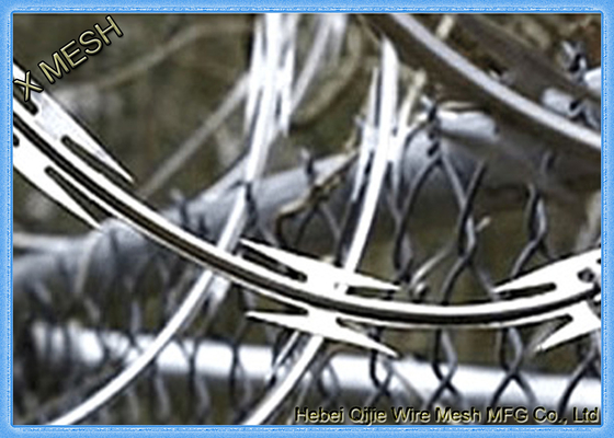 Hot Dipped Galvanized Razor Wire Fencing Used For High Security Fence