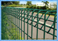 Powder Coated Welded Iron Wire BRC Garden Fence With V Shape Clamp