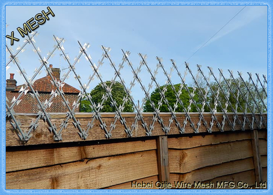 Welded Razor Mesh Fence / Complete Security Fence For Perimeter Protection