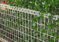 White Color Double Loop Wire Mesh Fence / Lawn Fence Welded Mesh Powder Coated