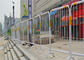 Hot Dip Galvanized Temporary Mesh Fencing Crowd Control Barrier Barrier Stand