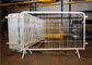 Hot Dip Galvanized Temporary Mesh Fencing Crowd Control Barrier Barrier Stand