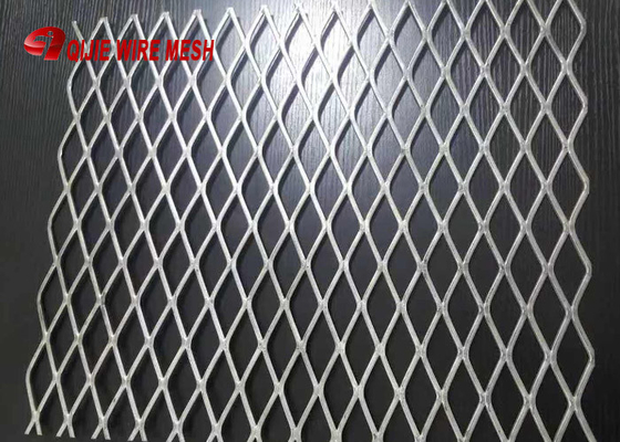 Expanded Metal Wire Mesh Screen / Plastic Coated Aluminium Mesh For Decoration