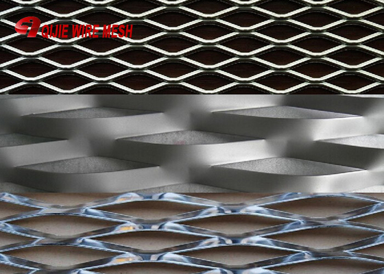Stainless Steel Stretched Sheet Decorative Flattened Expanded Mesh