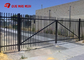Powder Coated Vinyal Garrison Fence Panel 1.8mH X 2.4mW Black Color
