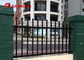 Powder Coated Vinyal Garrison Fence Panel 1.8mH X 2.4mW Black Color
