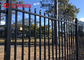Ornamental Galvanized Steel Spear Top Fencing Panels Security For Garden And Stairs