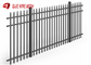 Black Wire Mesh Fence Panels Aluminium Spear Top Fencing For Residential Use