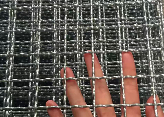 Stainless Steel 304 And 316 Crimped Woven Wire Mesh Filtering Type Long Life