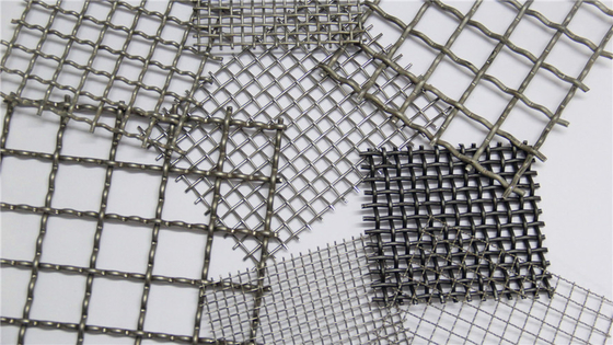 304 316 316L Stainless Steel Woven Mesh Crimped Precrimped For Filtering