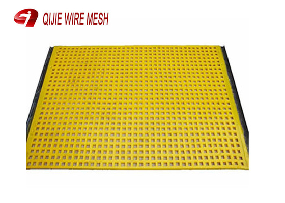 Modular Tensioned Polyurethane Screen Panels Steel Frame Hooked Transverse And Longitudinal