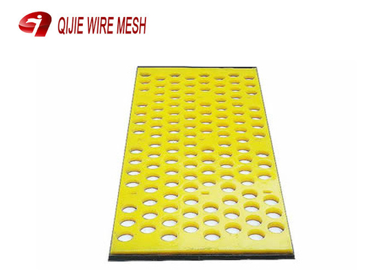 Modular Tensioned Polyurethane Screen Panels Steel Frame Hooked Transverse And Longitudinal