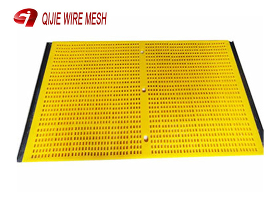 Modular Tensioned Polyurethane Screen Panels Steel Frame Hooked Transverse And Longitudinal