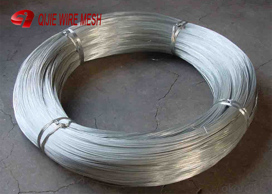 Hot Dipped Galvanized Galvanized Binding Wire , Mild Steel Wire 25 Kgs Coil