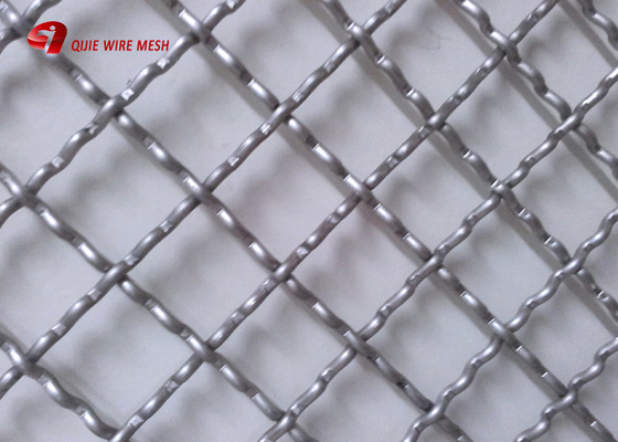 Aluminum 5052 Plain Weave Crimped Wire Mesh Use As Fence Or Filter In Industry