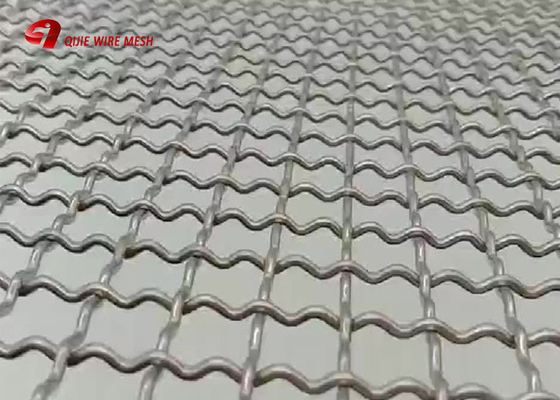 Aluminum 5052 Plain Weave Crimped Wire Mesh Use As Fence Or Filter In Industry