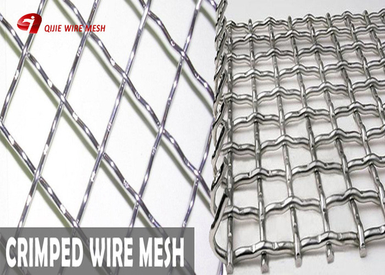 Aluminum 5052 Plain Weave Crimped Wire Mesh Use As Fence Or Filter In Industry