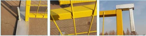 Industrial 6ft X 8ft Temporary Fence Powder Coated Finish Panels Strong Brace