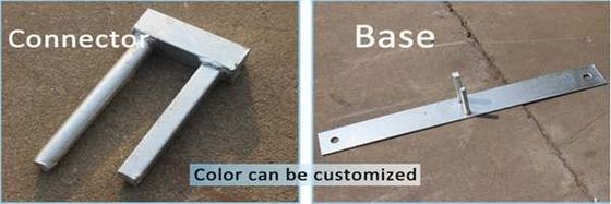 Industrial 6ft X 8ft Temporary Fence Powder Coated Finish Panels Strong Brace