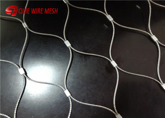 7x7 Stainless Steel Rope Mesh Construction Metal Inox Cable Weather Resistant