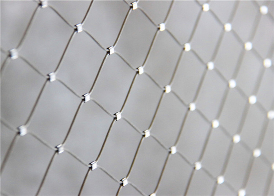 AISI316 Black Oxide Woven Type Metal Wire Mesh Animal Enclosure Fence