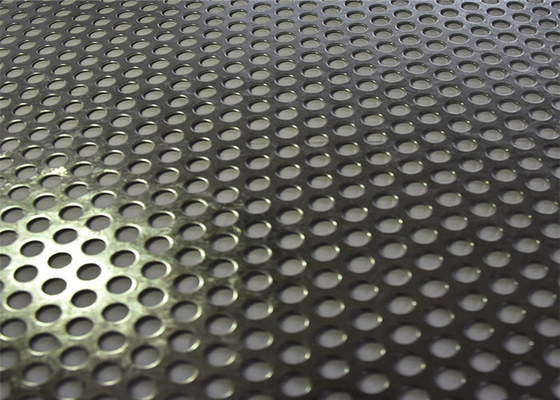 Galvanized Round Hole Perforated Sheet Metal Panels For Construction And Decoration