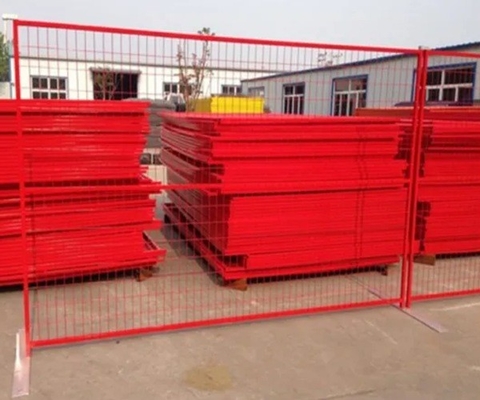 CA Mobile Fence 6 FTx10 FT Reuable Galvanized Panels Top Coupler for Isolation