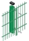 Security Essenstial Powder Coated 656 / 868 Twin Wire Mesh Fence System 8Ft Height Flat Panels